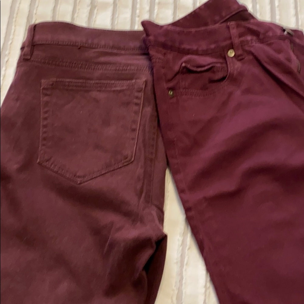 LOFT 5 pocket sateen legging pants